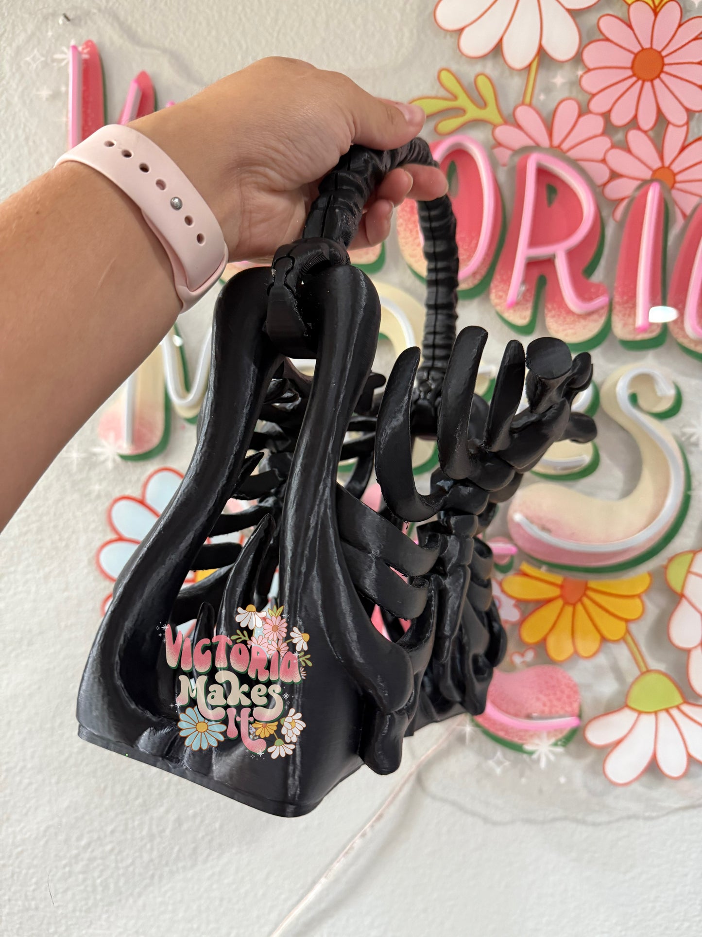 Rib cage purse
