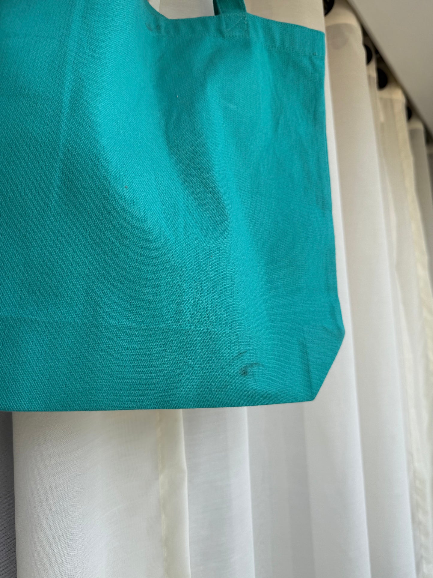 Floral horror tote bag