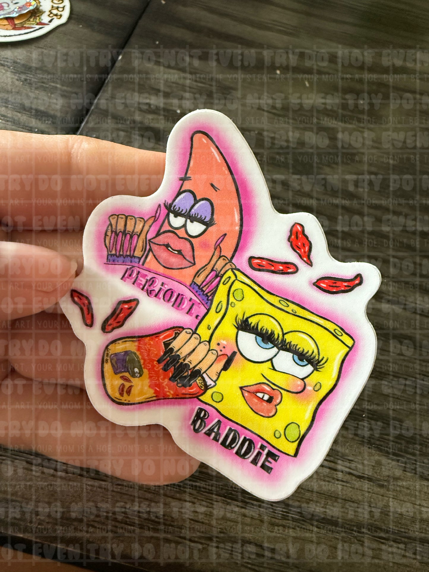 Baddie sticker
