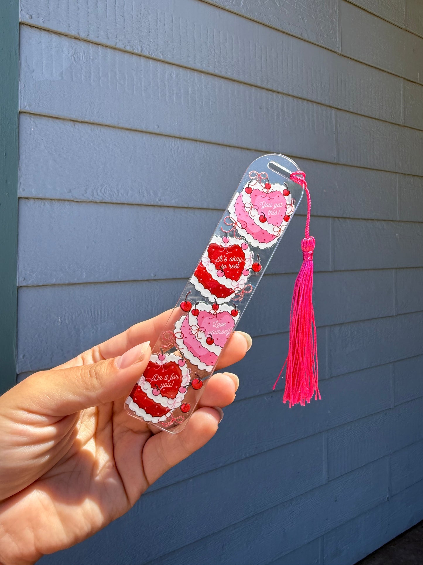 Acrylic bookmarks