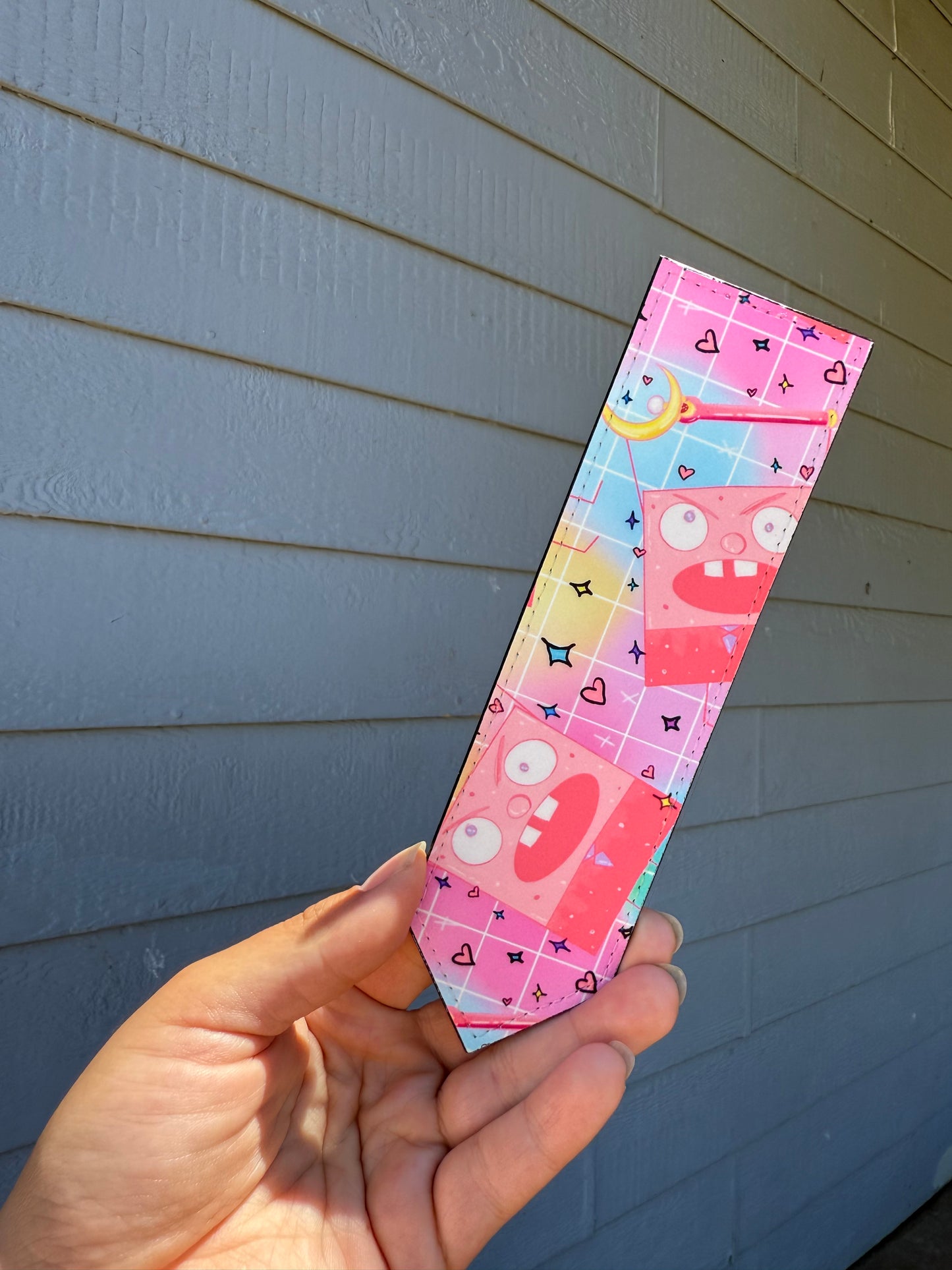 Leather bookmarks
