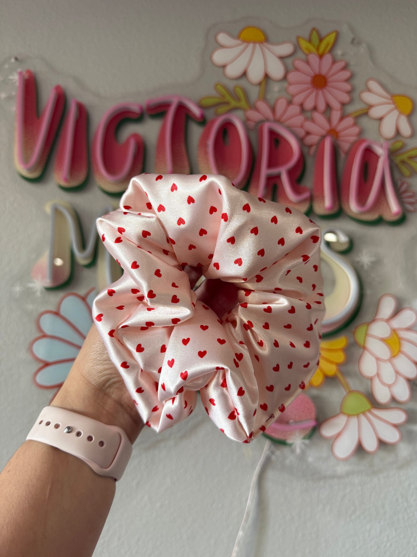 Satin hearts
