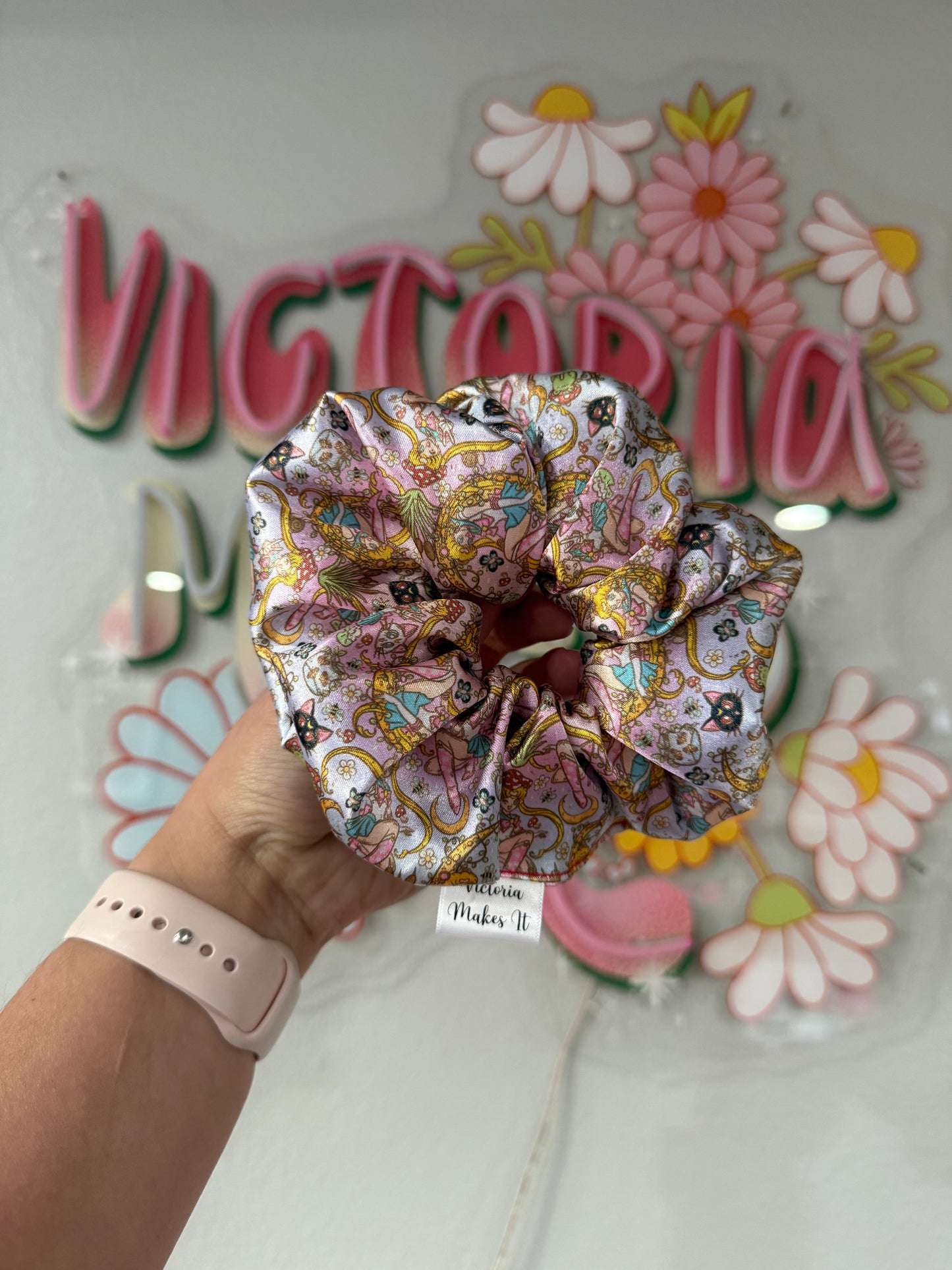 Moon girl scrunchie