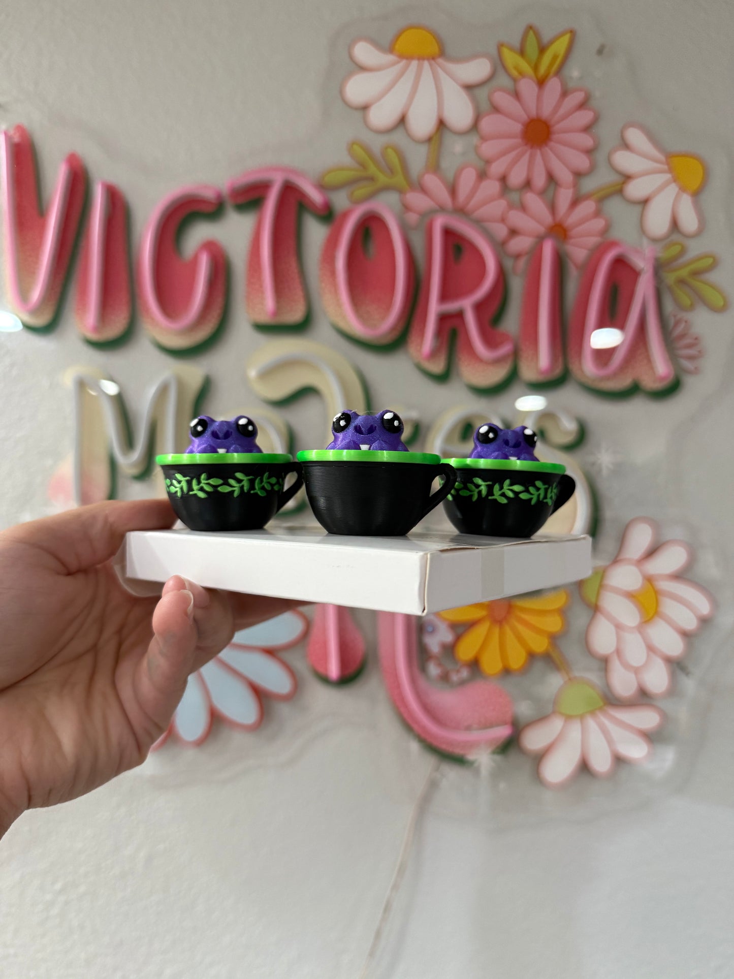 Teacup frog purple