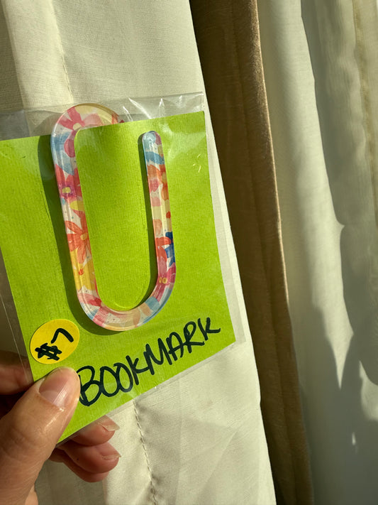 Bright florals bookmark