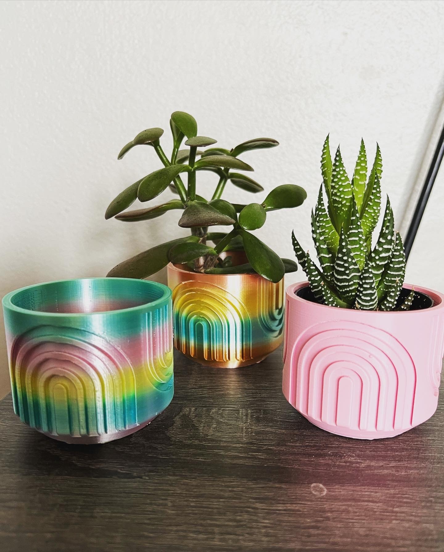 Rainbow planter