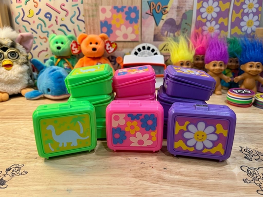 Retro lunchbox clickers