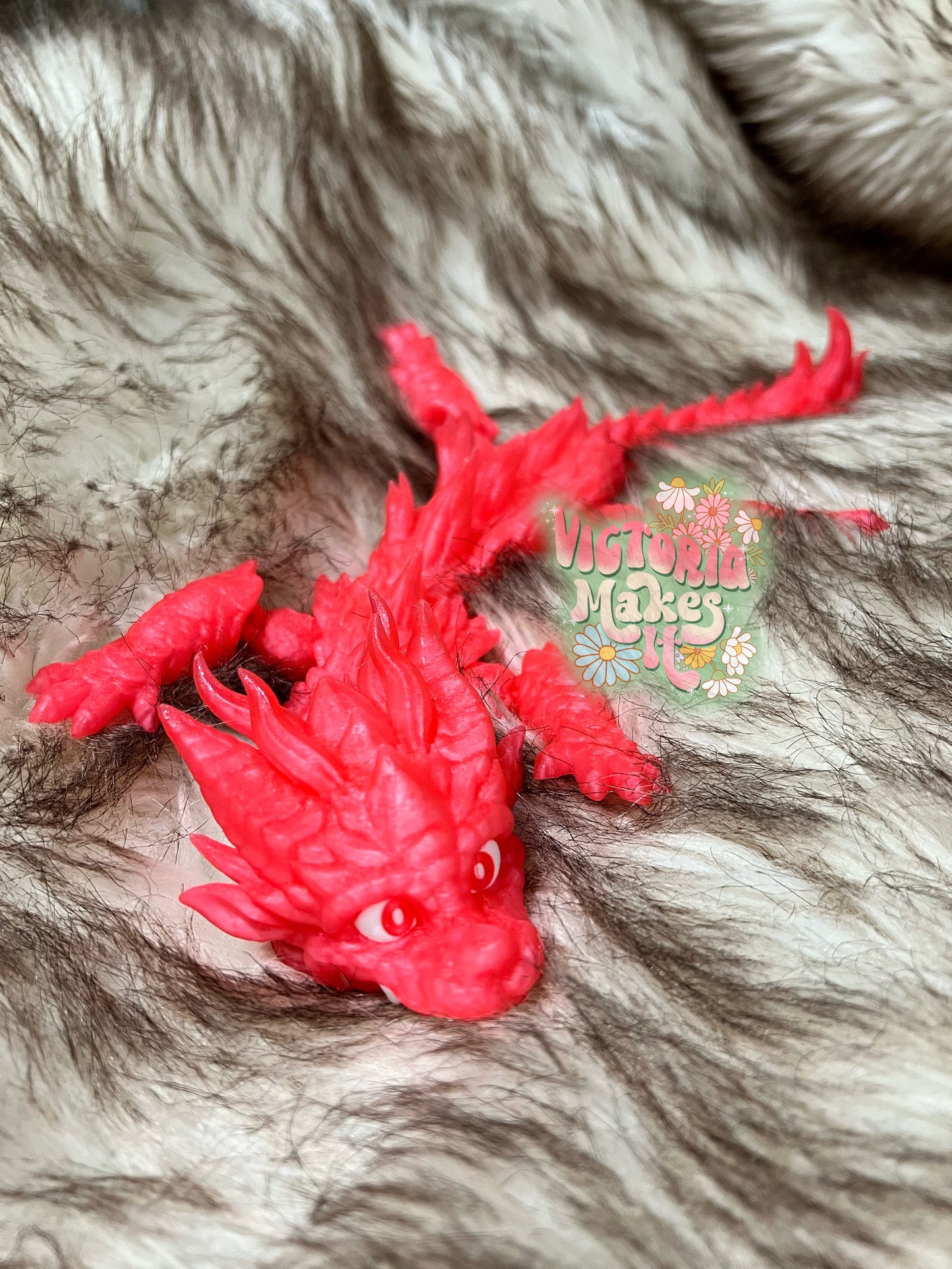 Articulated dragon pink