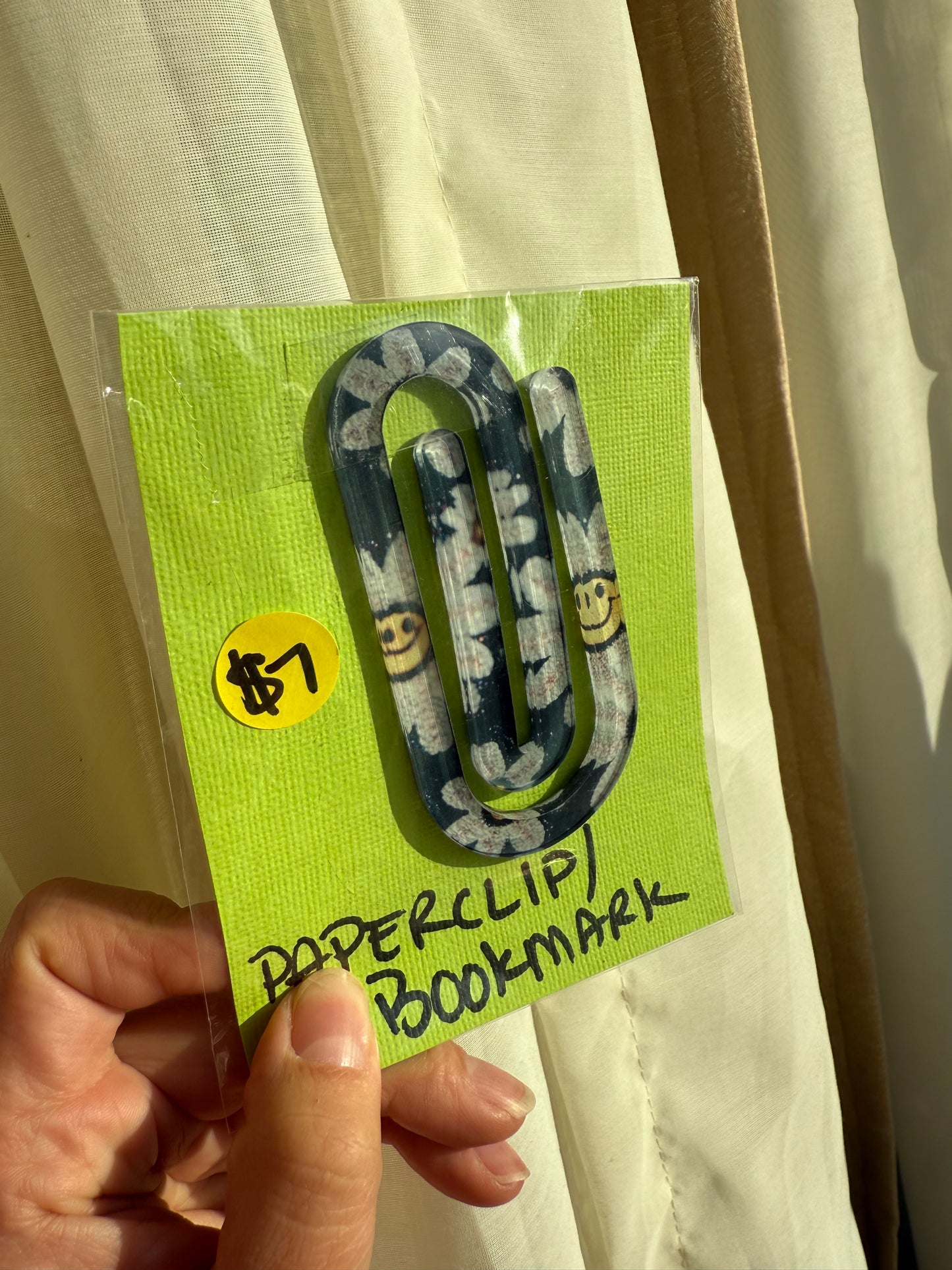 Smiley face bookmark