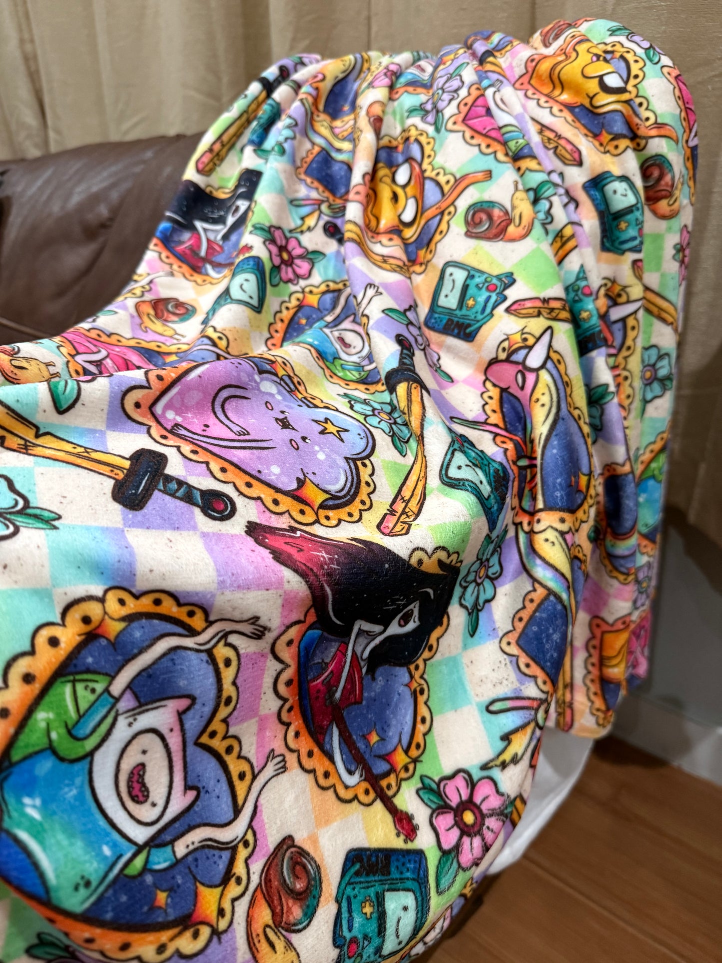Adventure time blanket