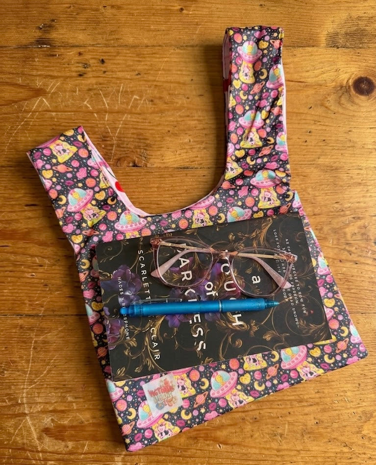Satin knot bag
