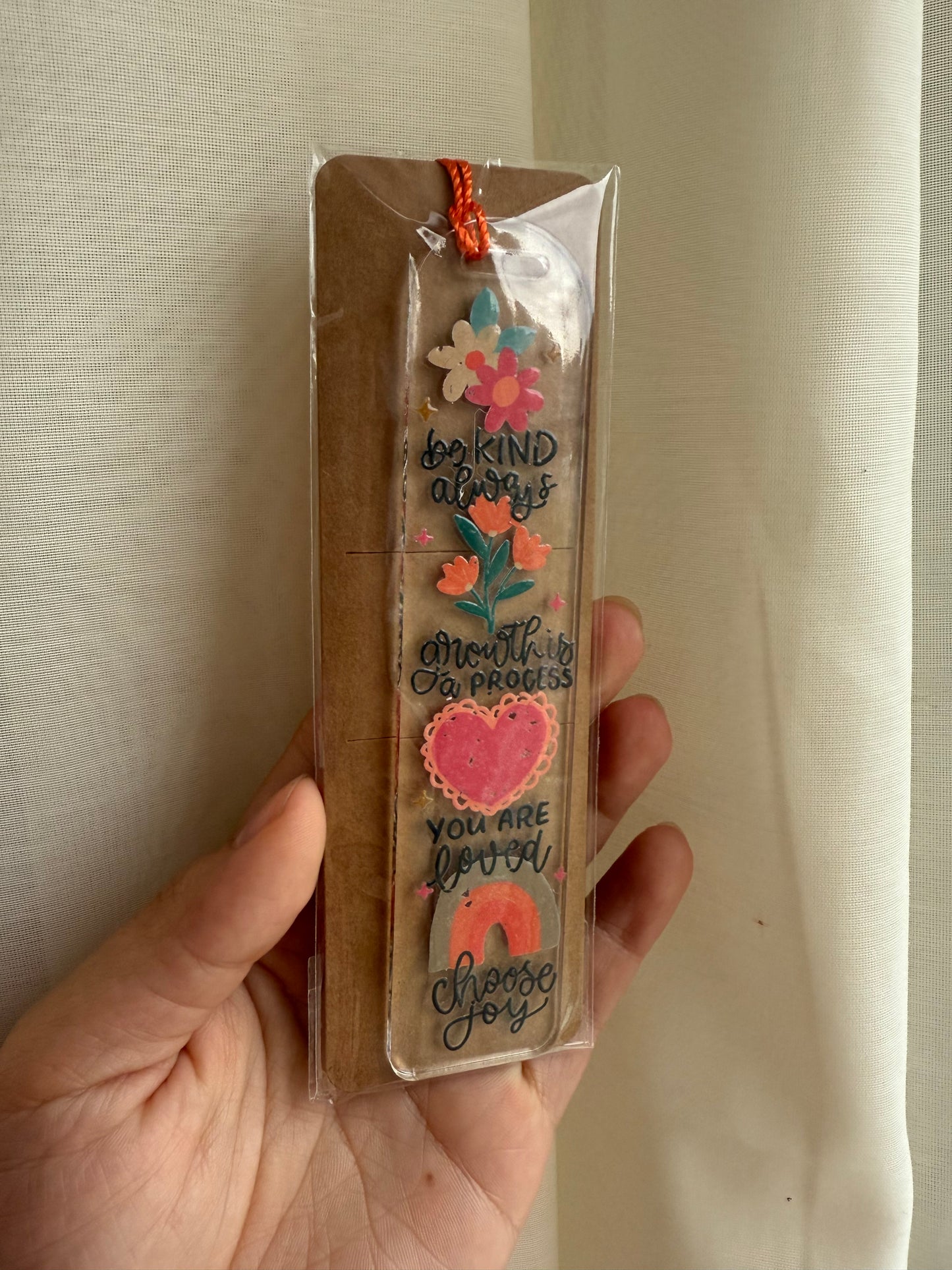 Affirmations acrylic bookmark