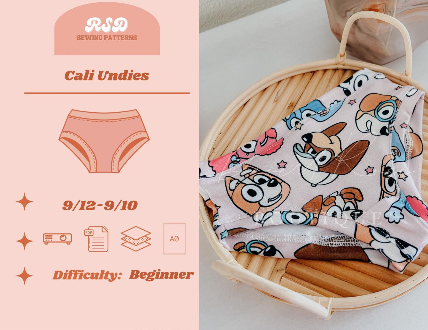 Undies/panties preorder - bamboo