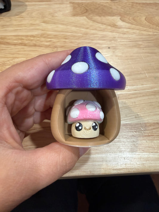 Purple mushroom tan