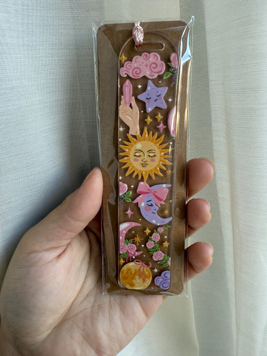 Pastel celestial bookmarks