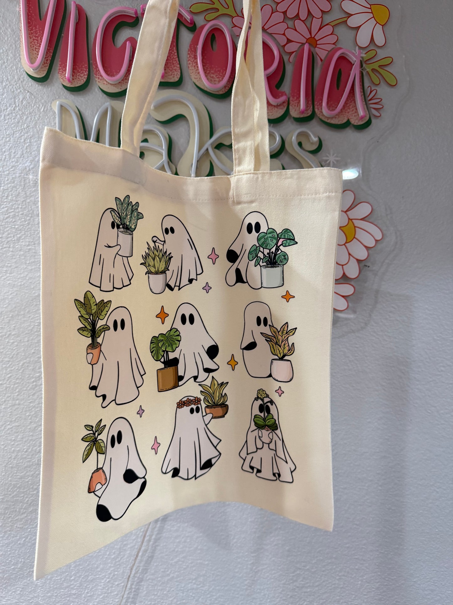 Ghost plants tote bag