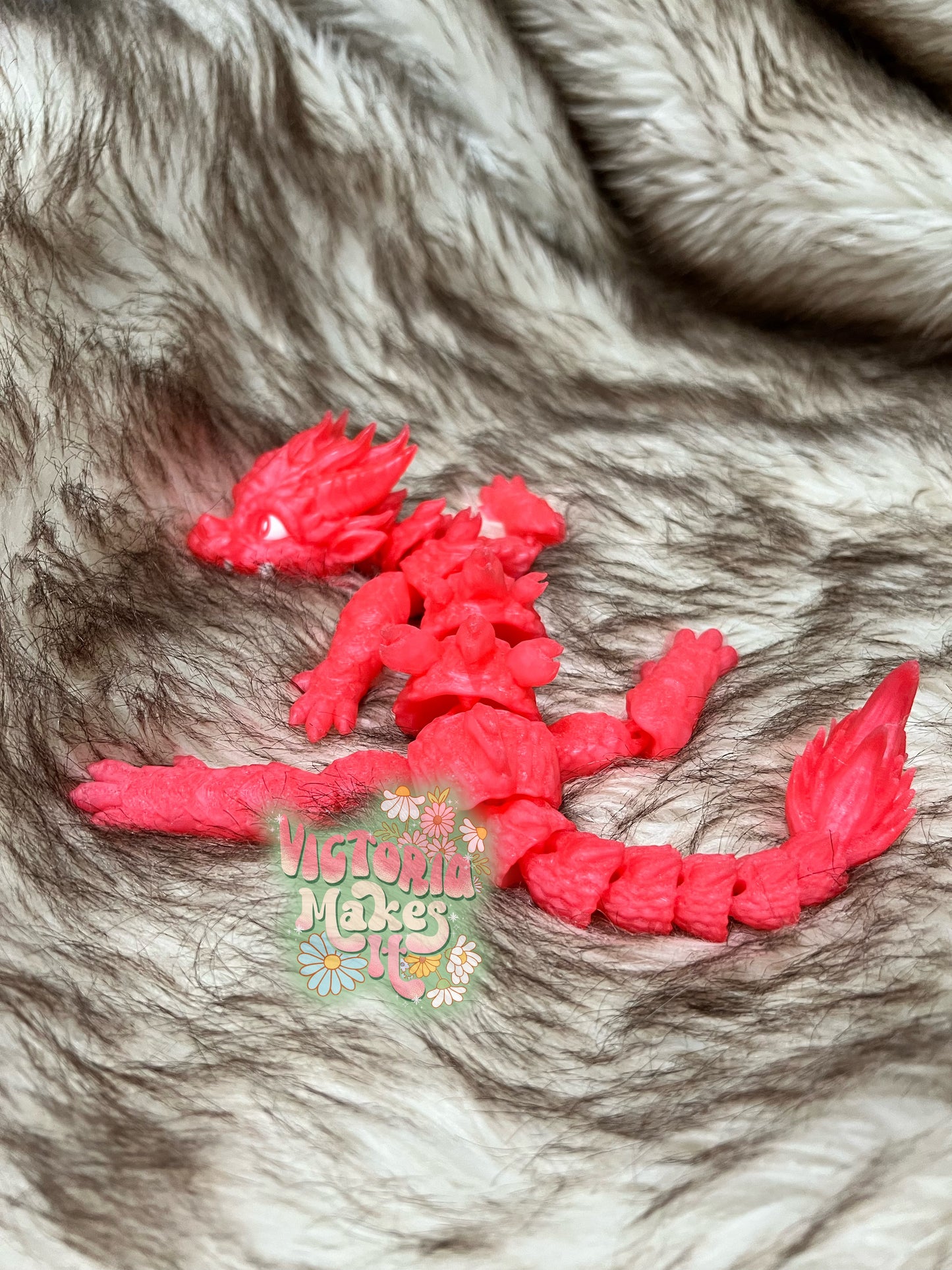 Articulated dragon pink