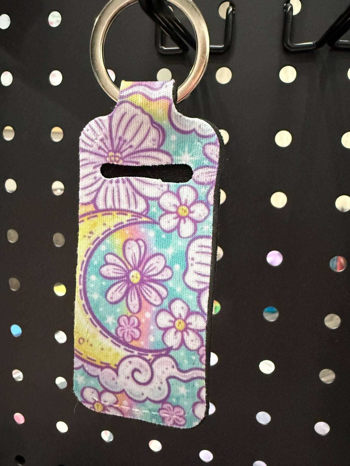 Moon chapstick holder