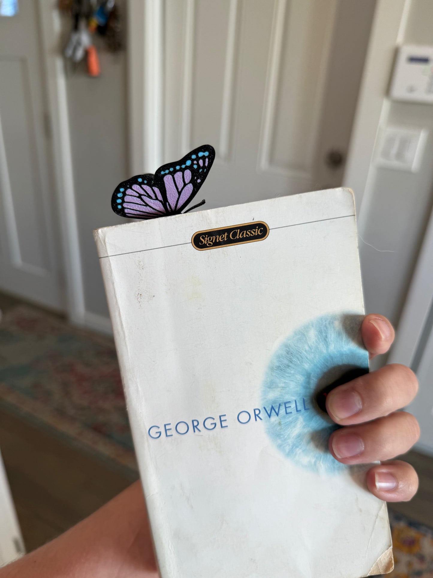 3d butterfly bookmark