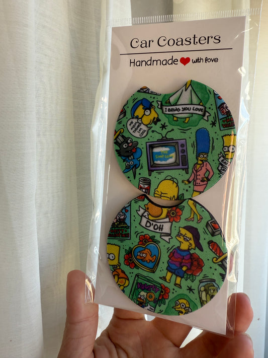 Simpson mash coasters