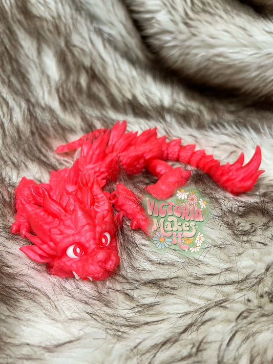 Articulated dragon pink
