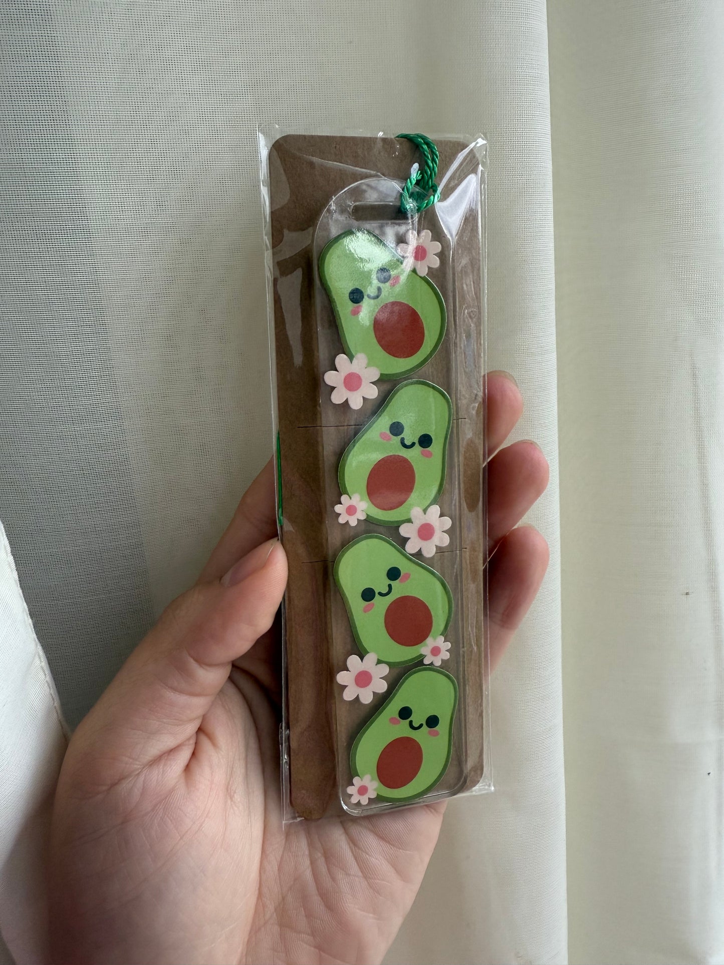 Avocado acrylic bookmark