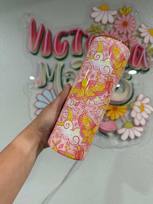 Pink celestial moths