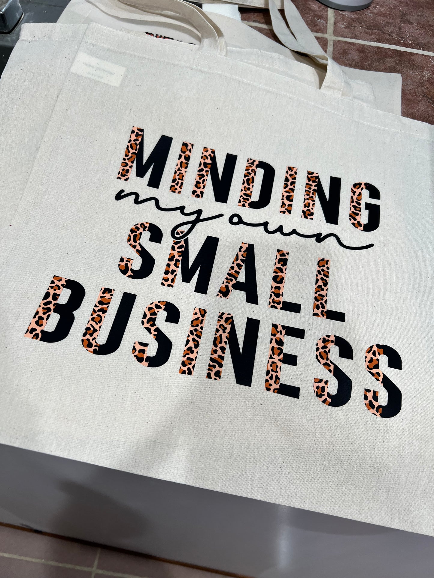 Small business tote bag