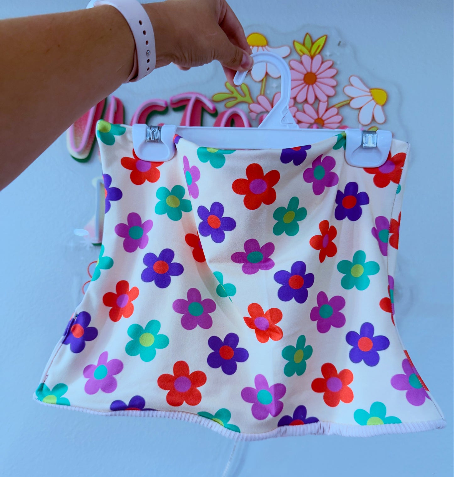Floral tube top