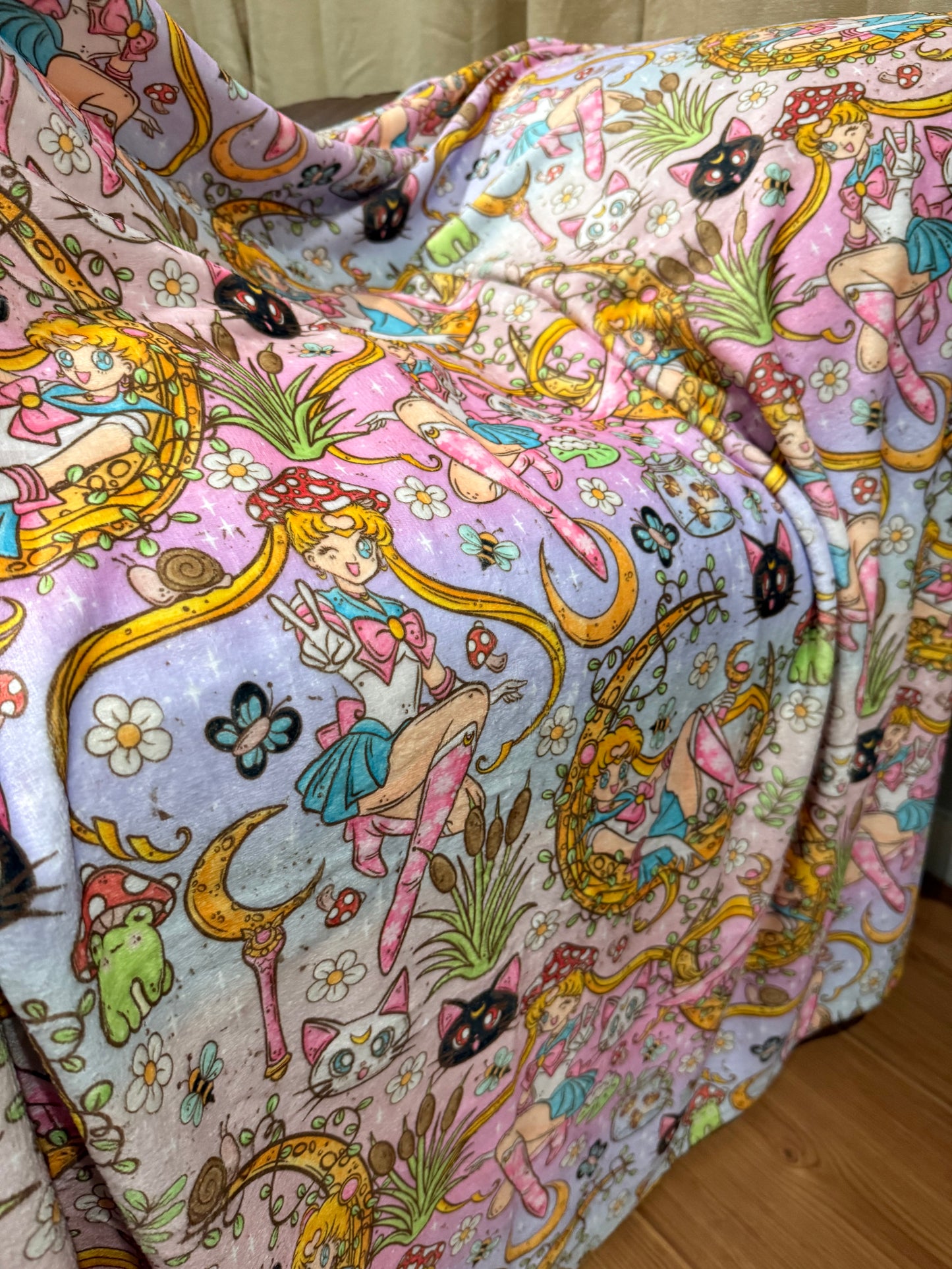 Sailor moon blanket