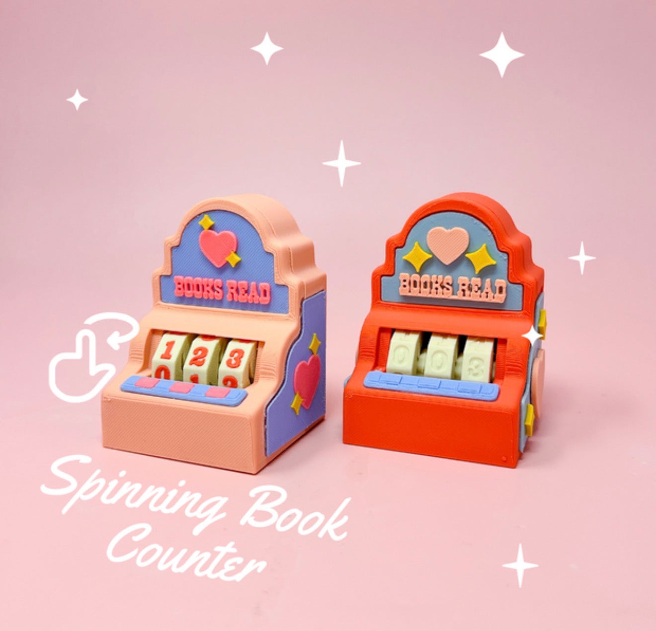Kitschy book counter