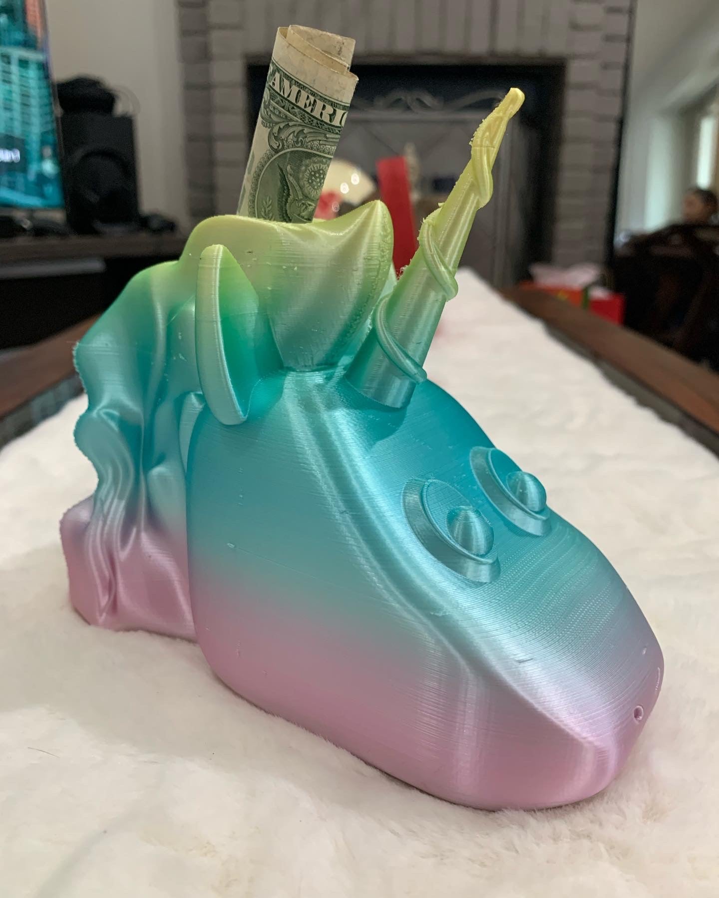 Unicorn piggy bank