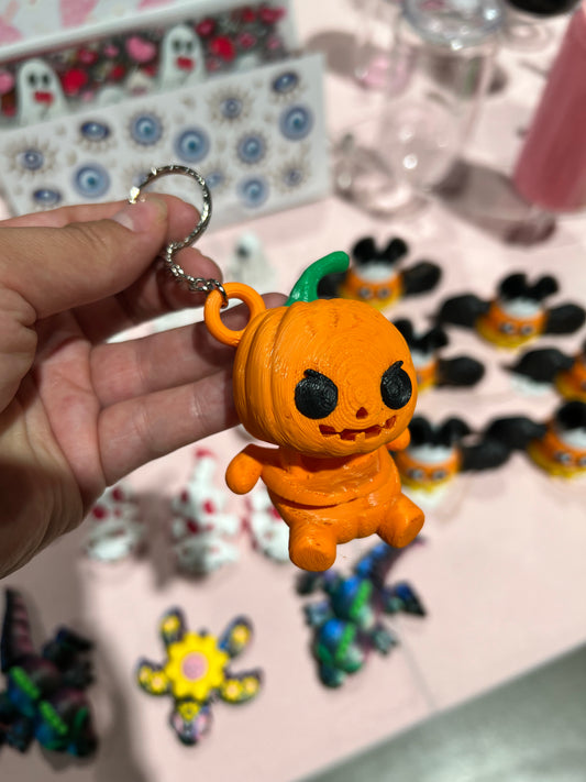 Pumpkin keychain