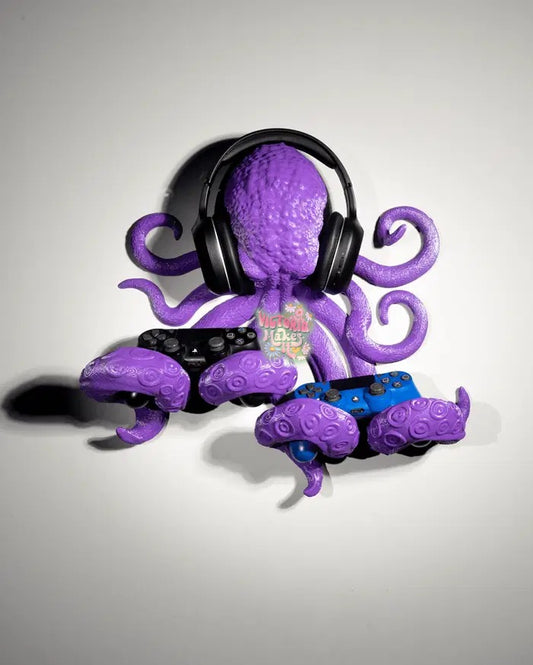 Octopus headphone holder