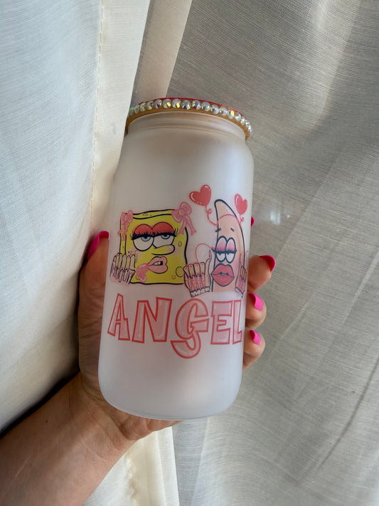 Angel glass can