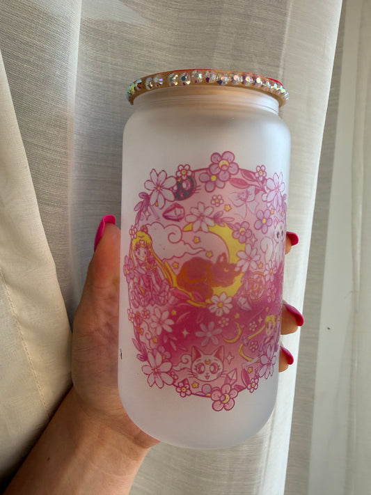 Sailor moon bling lid