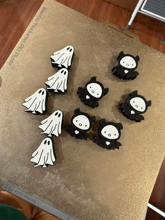 Spooky straw toppers