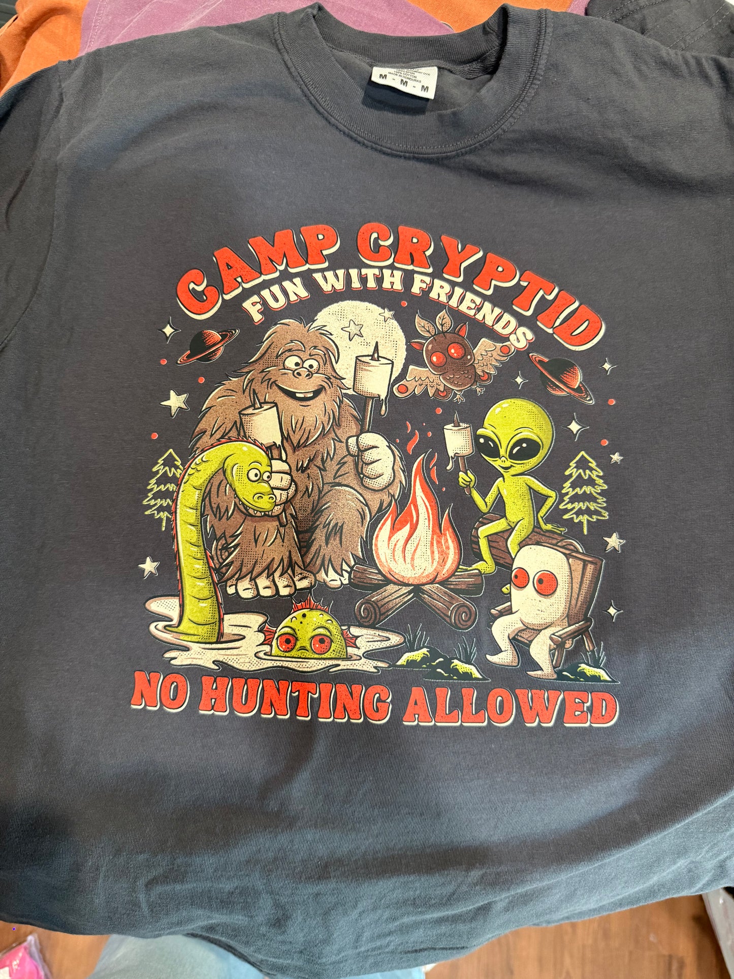 Camp cryptid tee