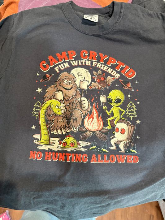 Camp cryptid tee