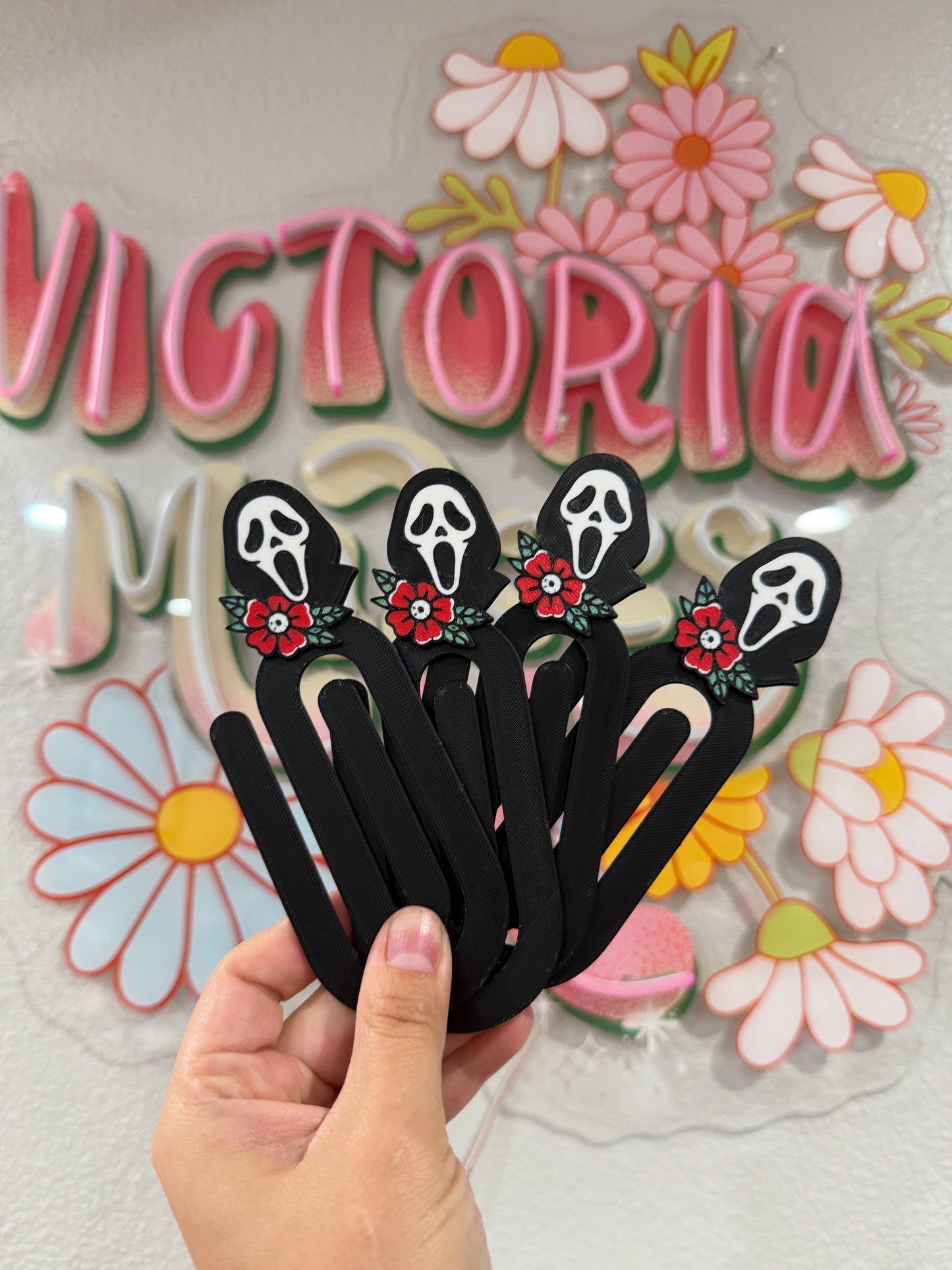 Ghost bookmark 3d printed