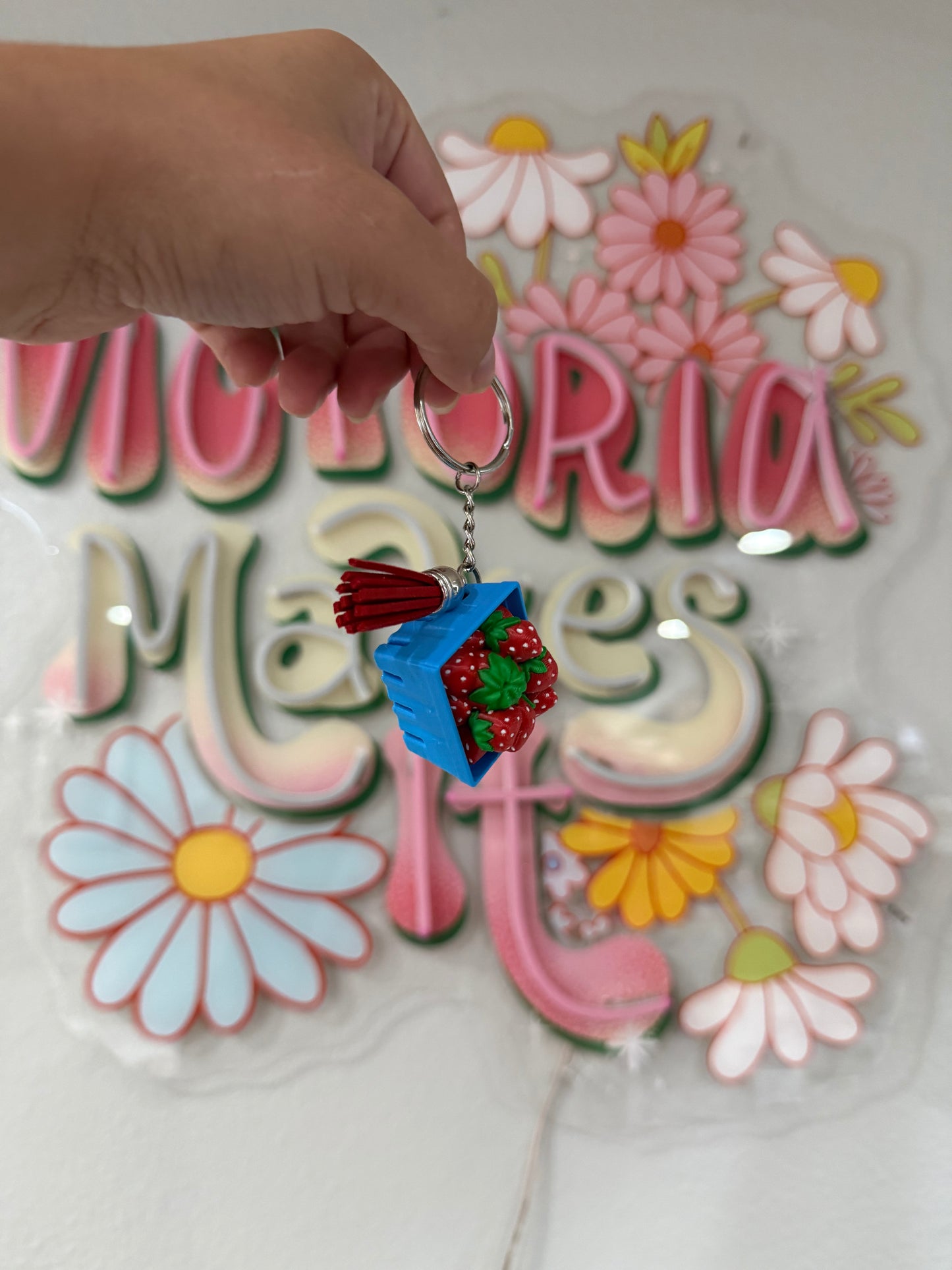 Strawberry basket clickers blue