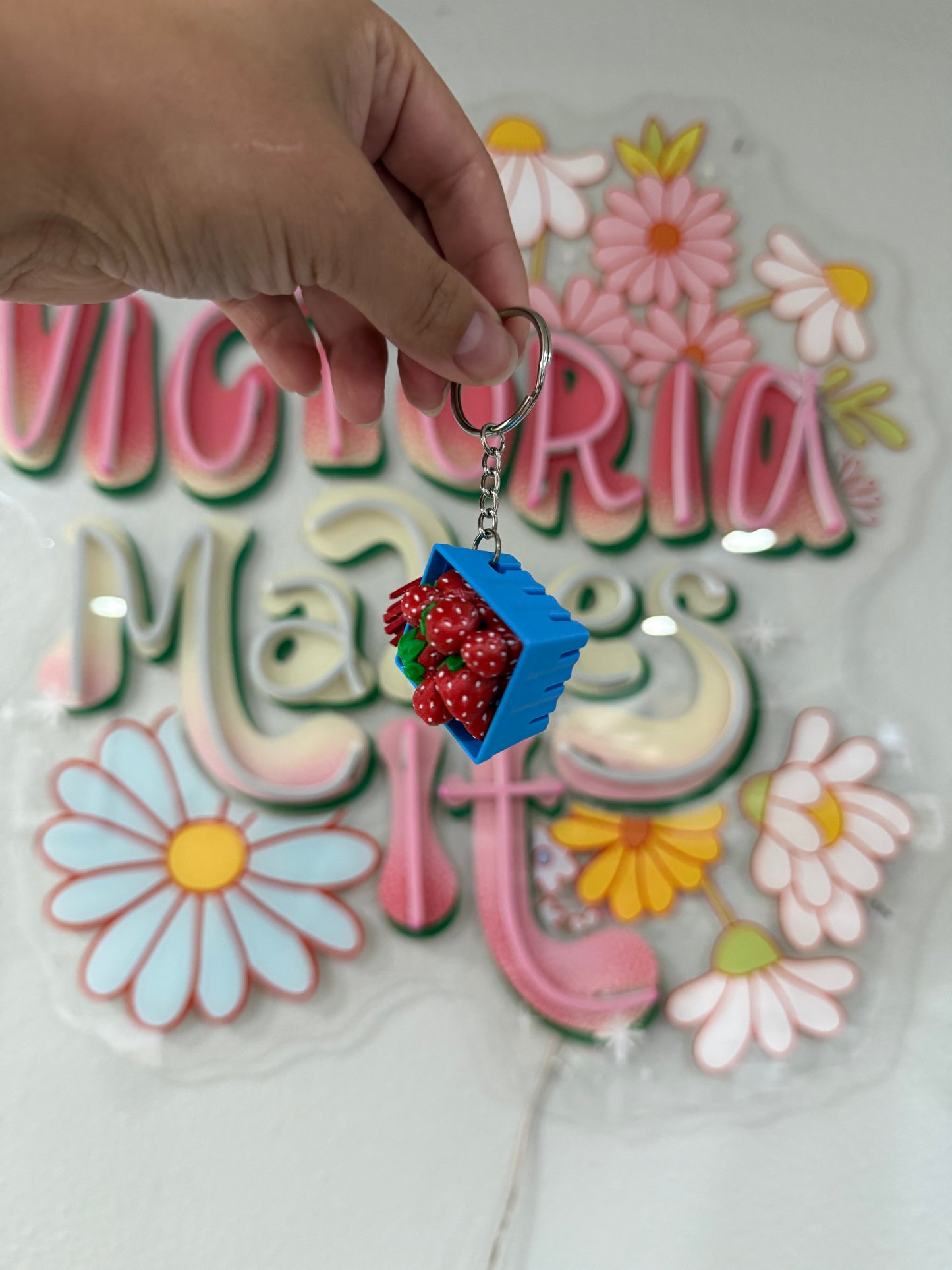 Strawberry basket clickers blue