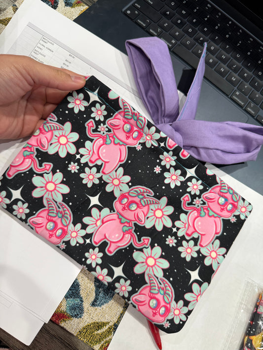 Baphomet tie book sleeve