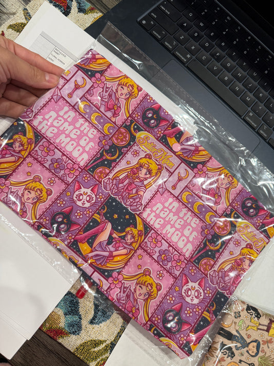 Sailor moon book sleeve