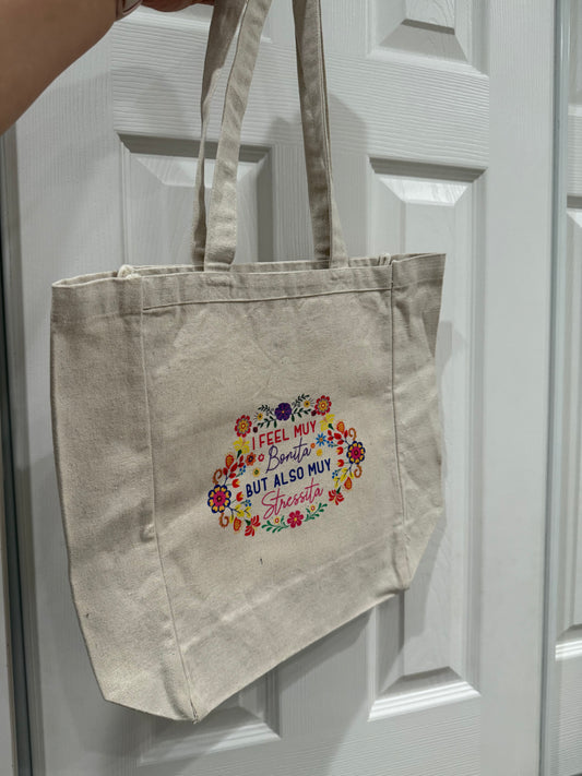 stressita tote bag