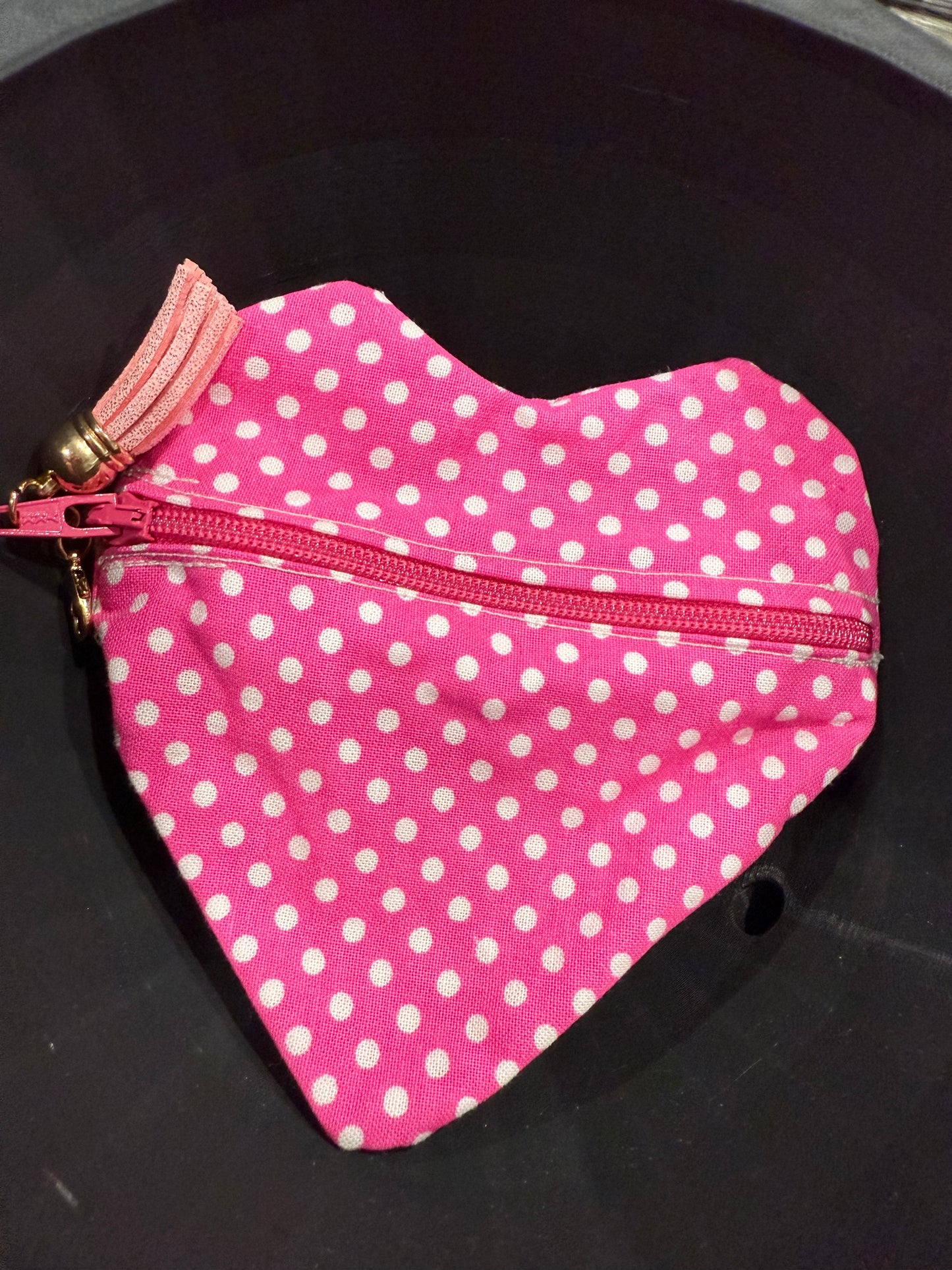 Pink Heart coin purse