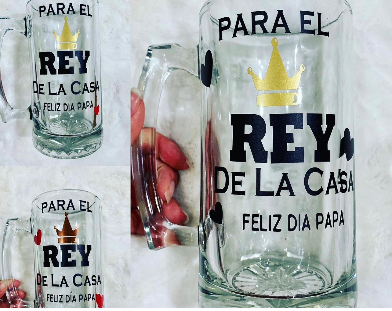 Rey de la casa - clear glass