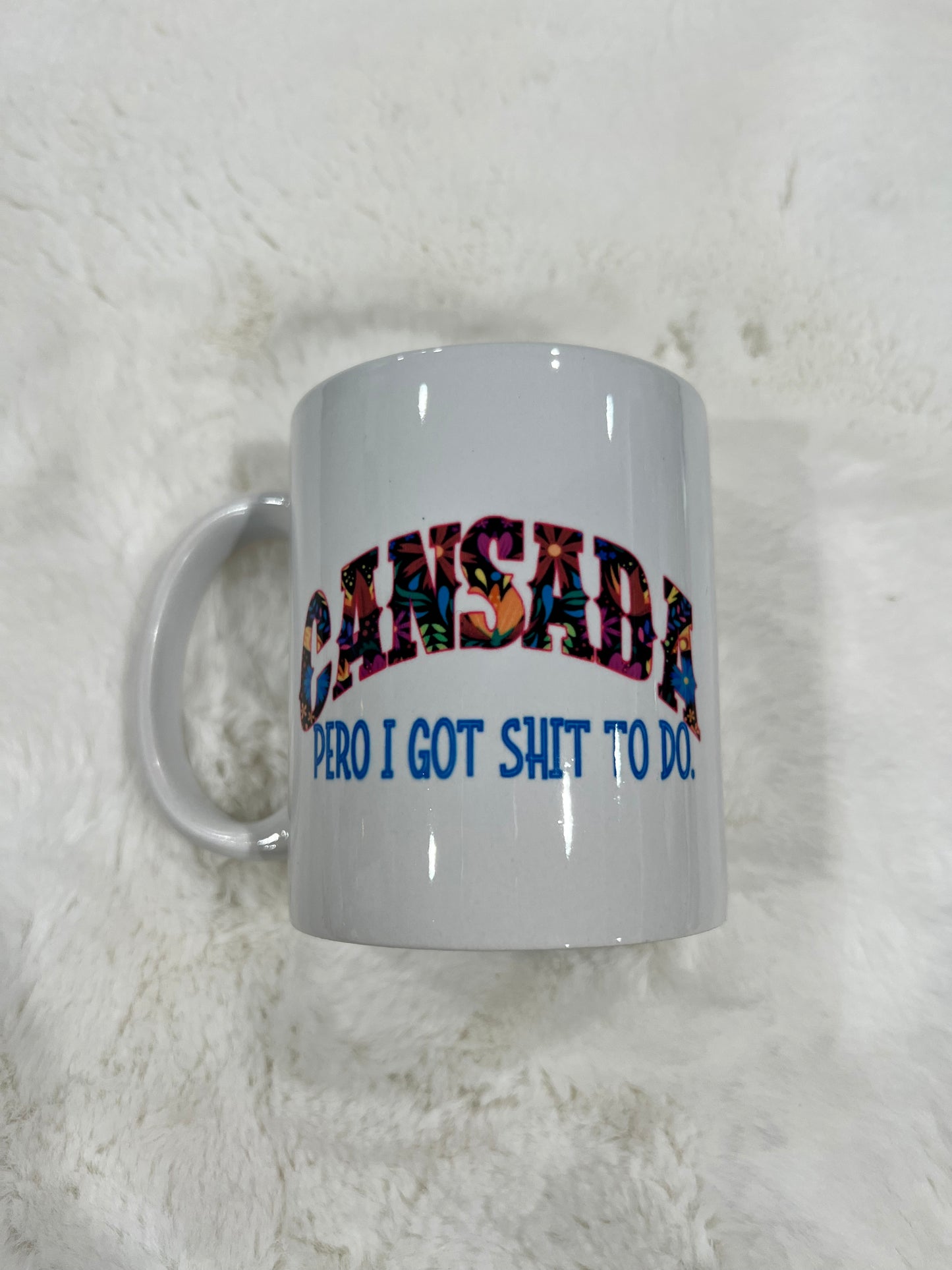 Cansada mug