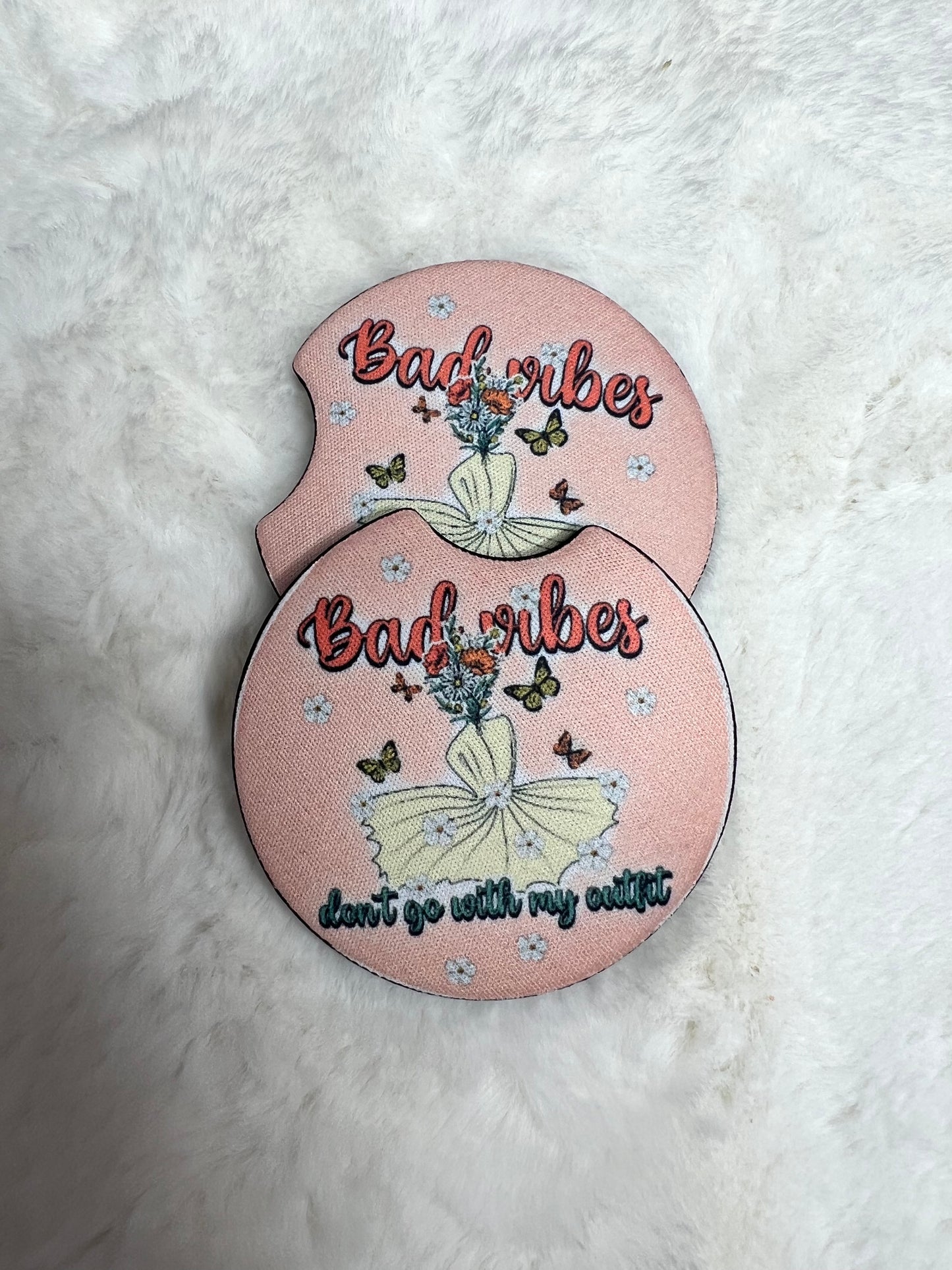 Bad vibes coasters